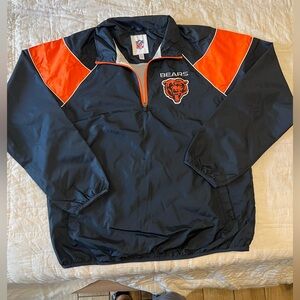Chicago Bears Windbreaker NFL Blue & Orange NWT